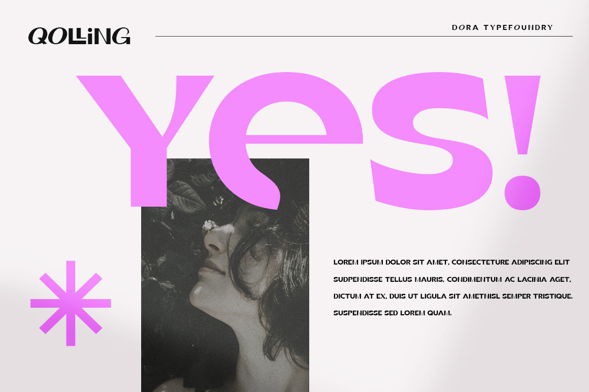 Qolling Display Font Qolling Display Font