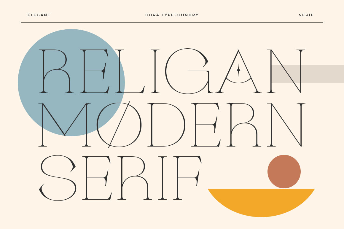 Religan - Modern Serif Font Religan - Modern Serif Font