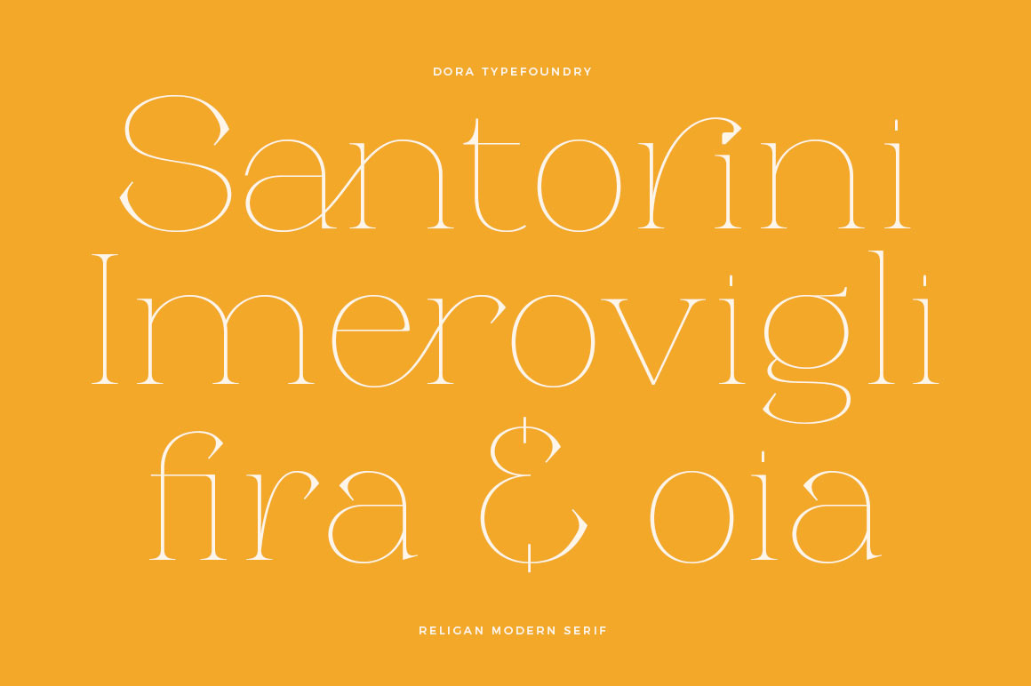 Religan - Modern Serif Font Religan - Modern Serif Font