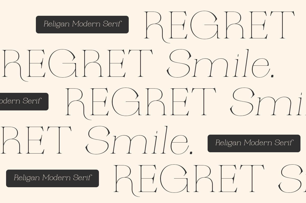 Religan - Modern Serif Font Religan - Modern Serif Font