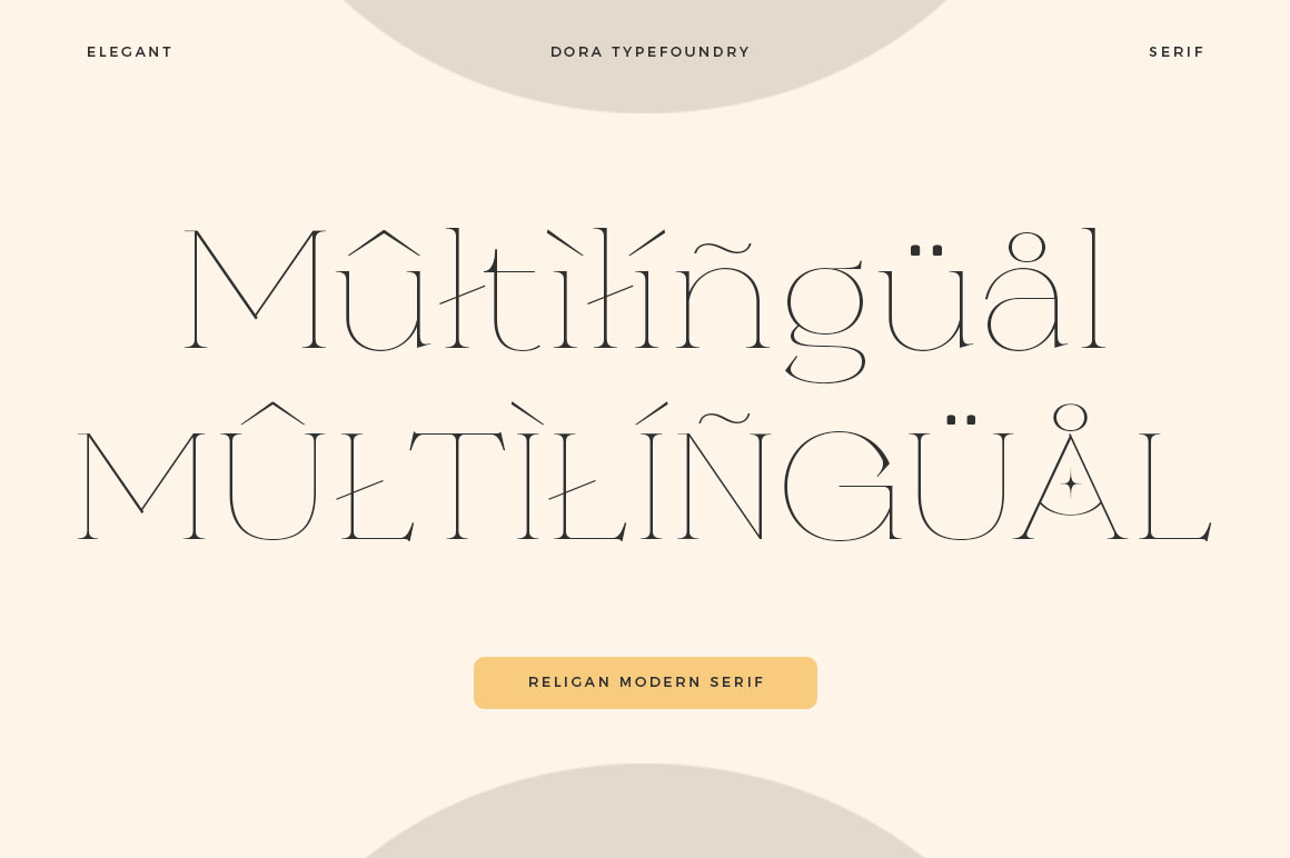 Religan - Modern Serif Font Religan - Modern Serif Font