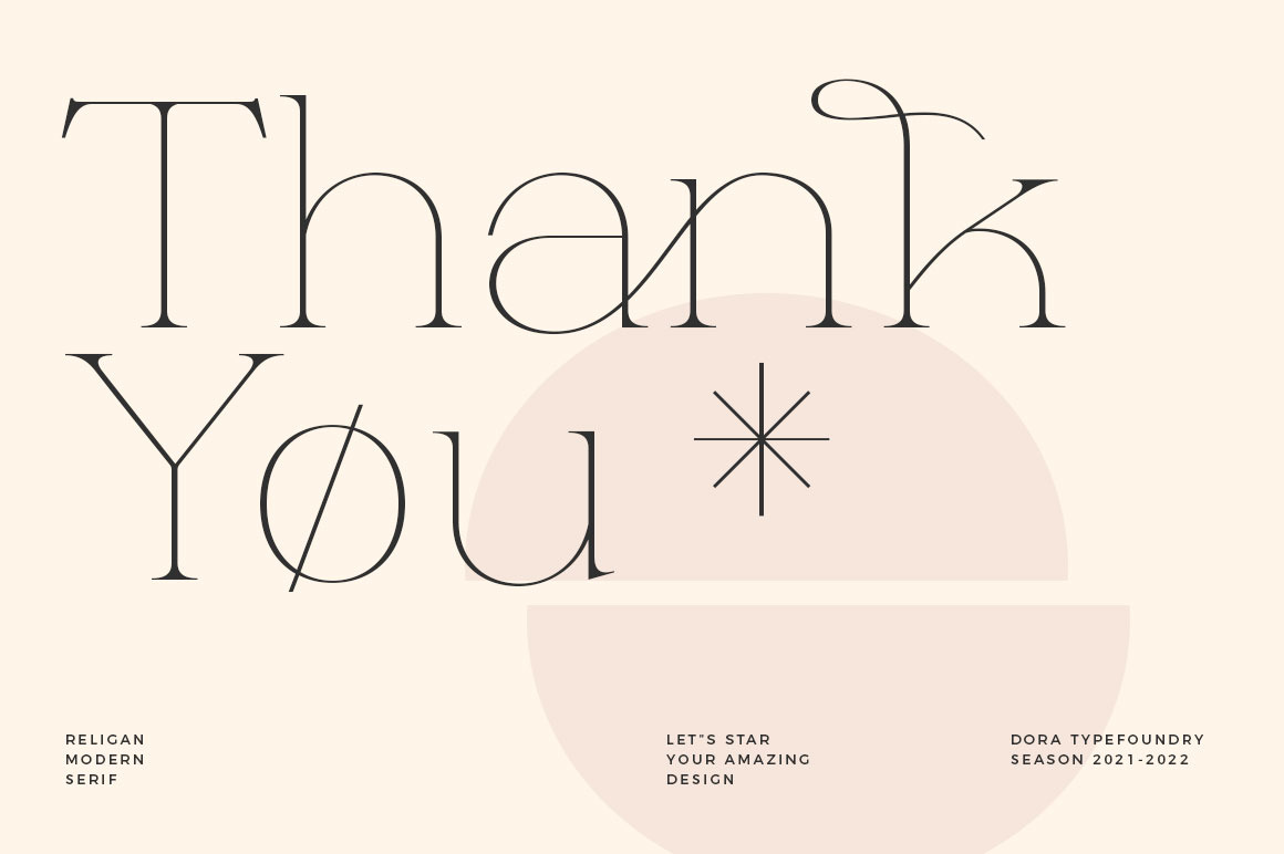 Religan - Modern Serif Font Religan - Modern Serif Font