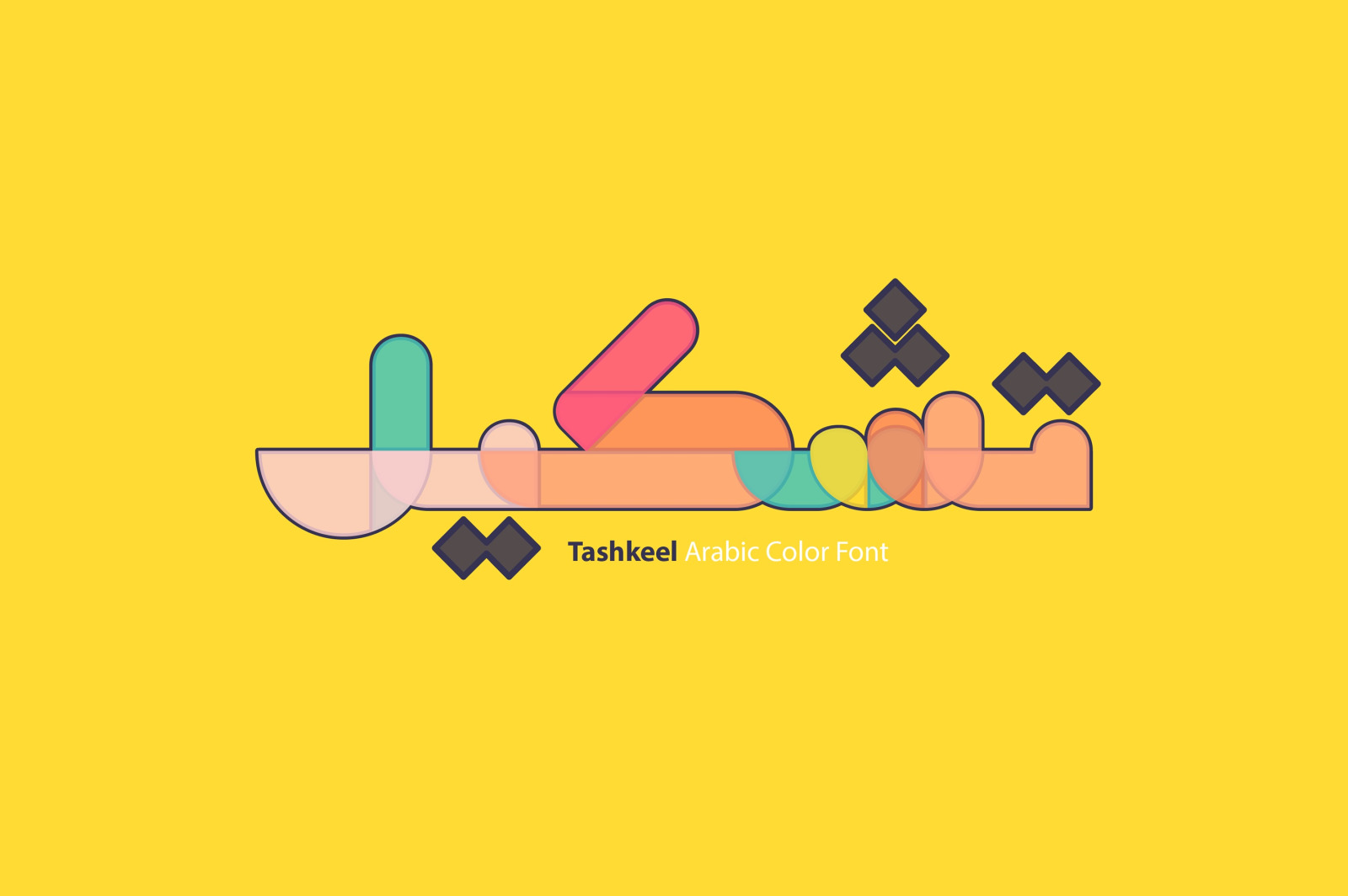 Tashkeel - Arabic Color Font