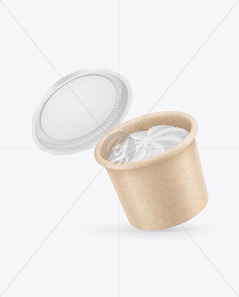 Kraft Ice Cream Cup Mockup