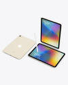 Three iPad Air 5 Starlight