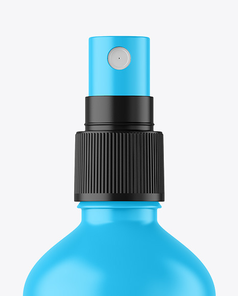 Matte Spray Bottle Mockup