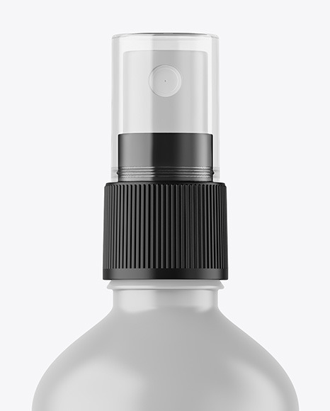 Matte Spray Bottle Mockup