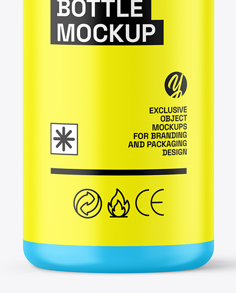 Matte Spray Bottle Mockup