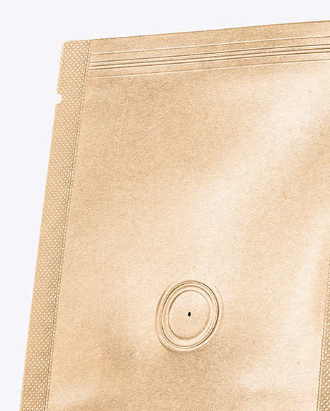 Kraft Paper Coffee Bag Mockup