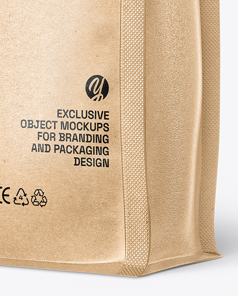 Kraft Paper Coffee Bag Mockup