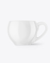 Glossy Coffee Cup Mockup