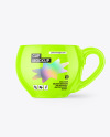 Glossy Coffee Cup Mockup