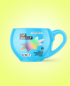Glossy Coffee Cup Mockup