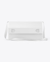 Matte Paper Box w/ Textile Strap Handle Mockup