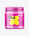 120ml Clear Jar Mockup 120ml Clear Jar Mockup