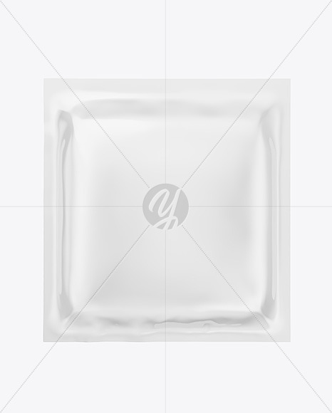 Glossy Sachet Mockup