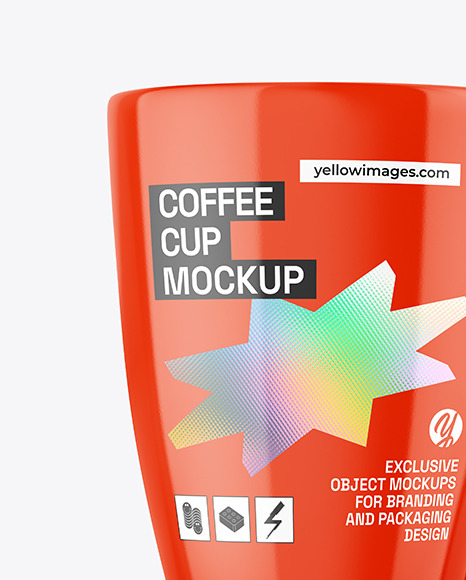 Glossy Cup Mockup