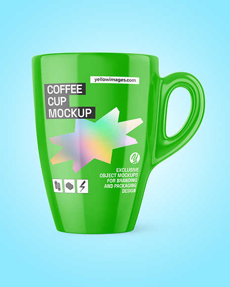 Glossy Cup Mockup