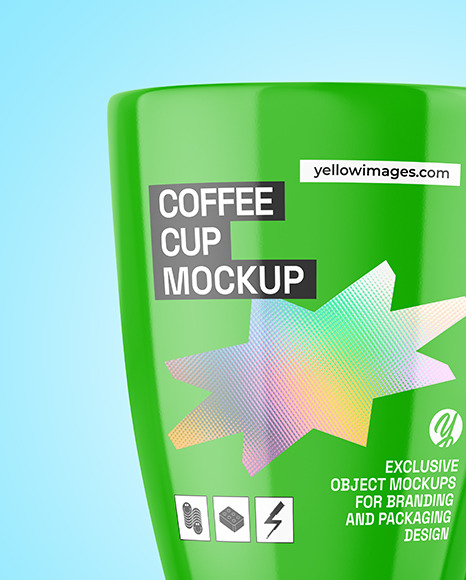 Glossy Cup Mockup