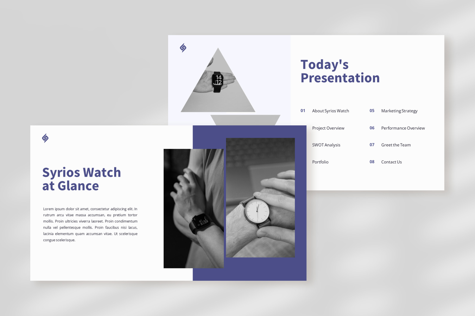 Syrios – deep purple modern business plan presentation Syrios – deep purple modern business plan presentation