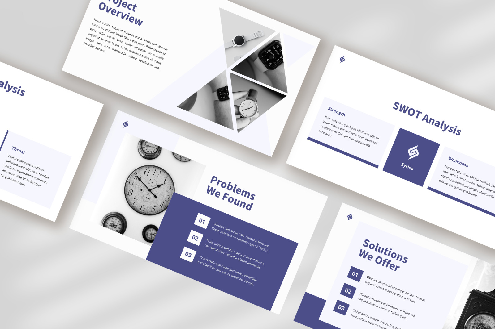 Syrios – deep purple modern business plan presentation Syrios – deep purple modern business plan presentation