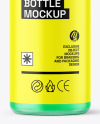 Frosted Glass Spray Bottle with Color Liquid Mockup