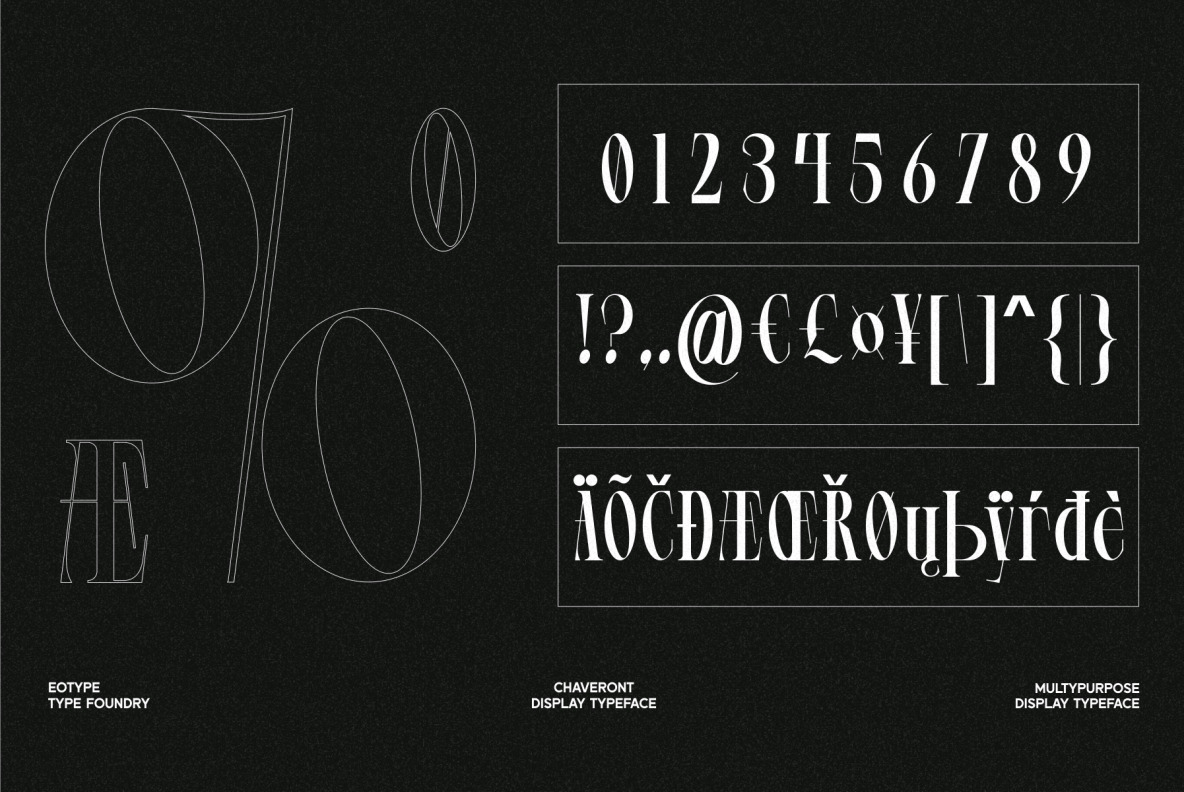 Chaveront Display Typeface Chaveront Display Typeface