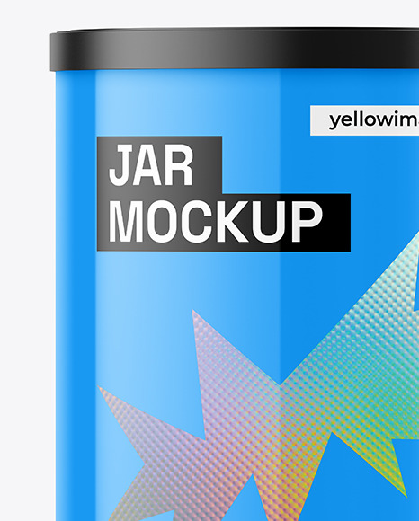 Glossy Jar Mockup