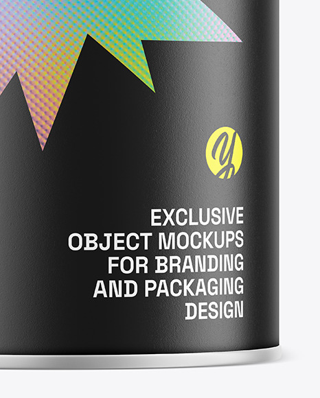 Glossy Metallic Jar Mockup