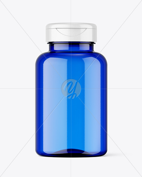 Blue Jar Mockup