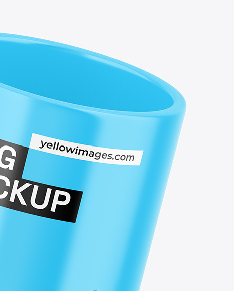 Glossy Mug Mockup