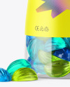 Plastic Bottle with Gummies Mockup