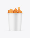 Matte Bucket W/ Chicken Mockup