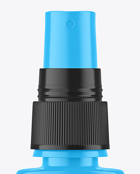 Glossy Cosmetic Spray Bottle Mockup