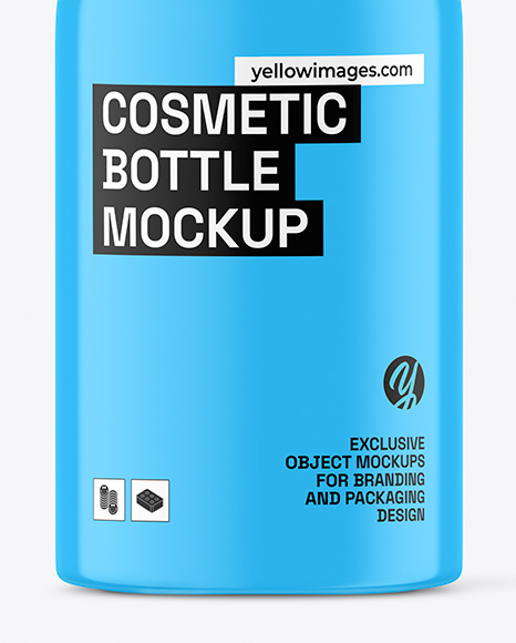 Glossy Cosmetic Spray Bottle Mockup