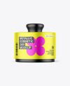 Metallic Cosmetic Jar Mockup