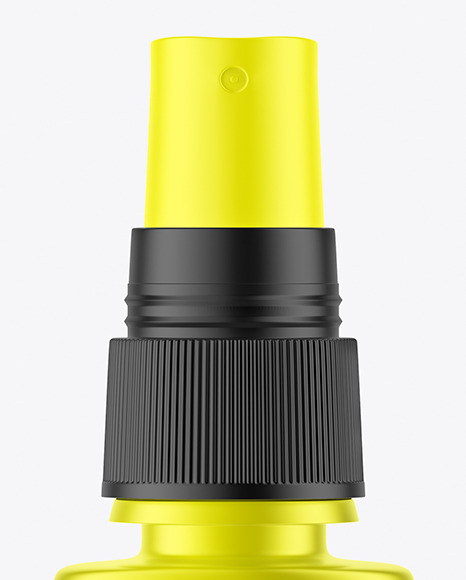 Metallic Cosmetic Spray Bottle Mockup