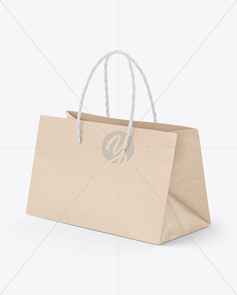 Kraft Paper Shopping Bag Mockup