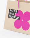 Kraft Paper Shopping Bag Mockup