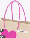 Kraft Paper Shopping Bag Mockup