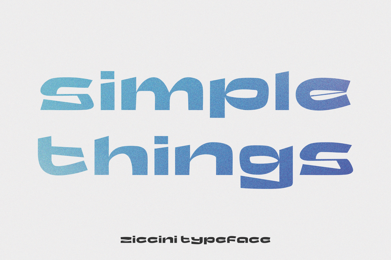 Zuccini - Unique Modern Typeface Zuccini - Unique Modern Typeface