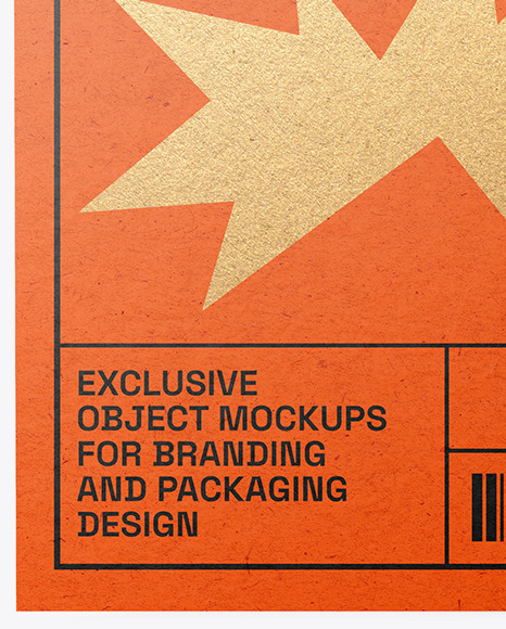 Kraft Paper Label Mockup