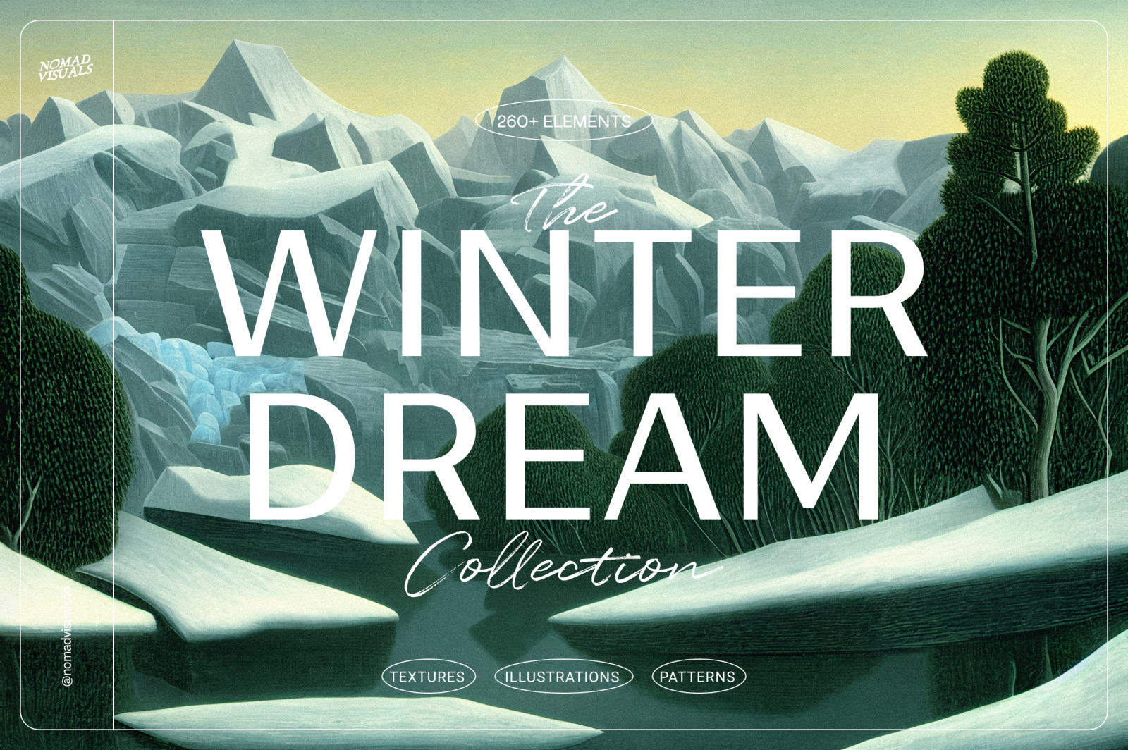 Winter Dream on Yellow Images Creative Store - 110909