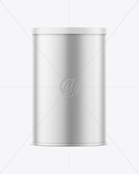 Matte Metallic Jar Mockup