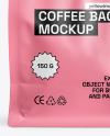 Matte Coffee Bag Mockup