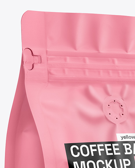 Matte Coffee Bag Mockup