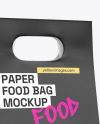 Paper Food Bag Mockup