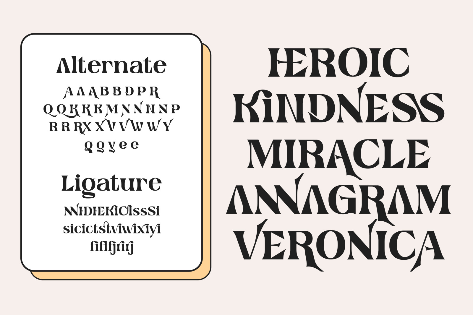 Riveno - Display Font Riveno - Display Font