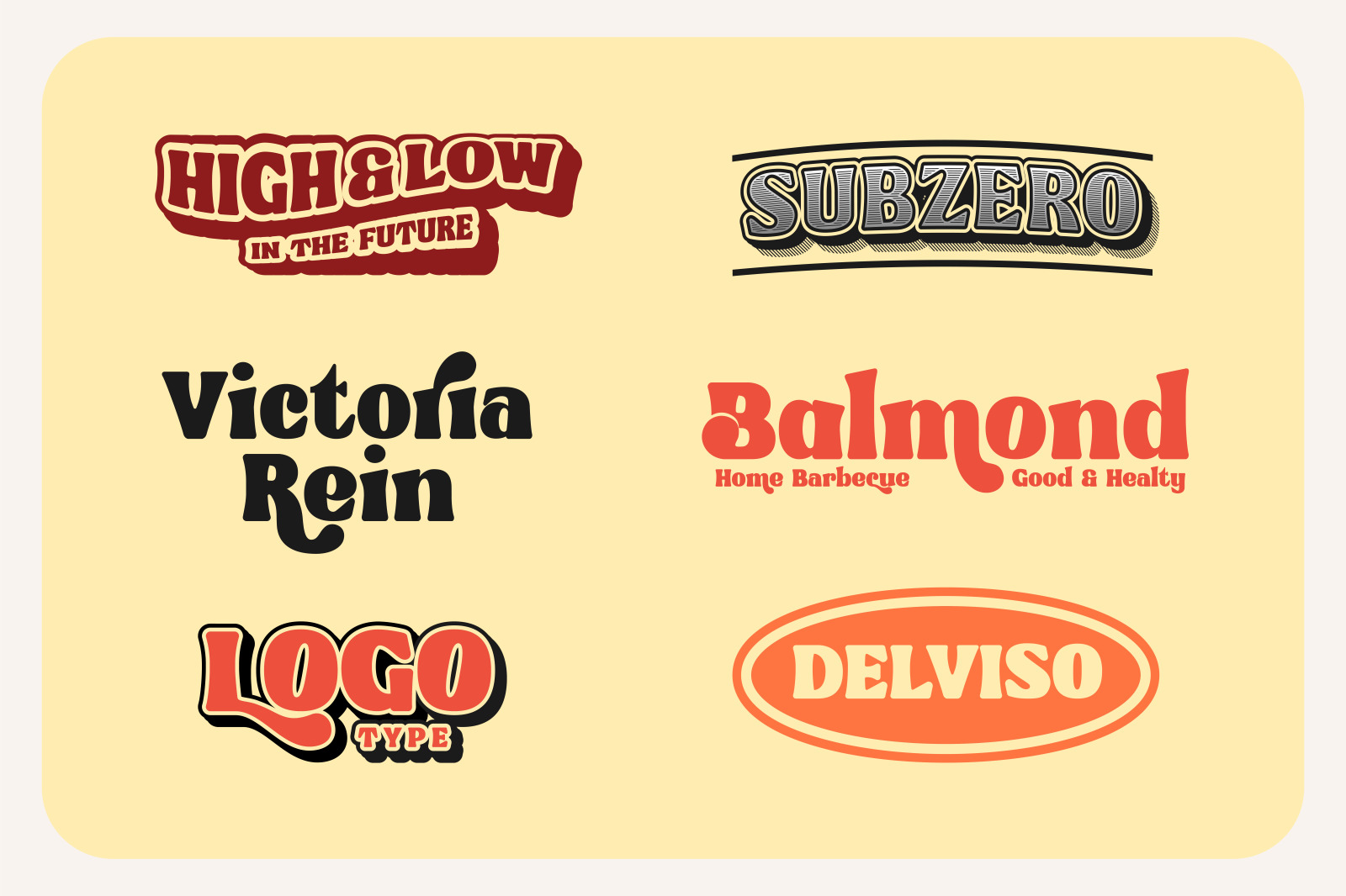 Bonrich - Display Font Bonrich - Display Font