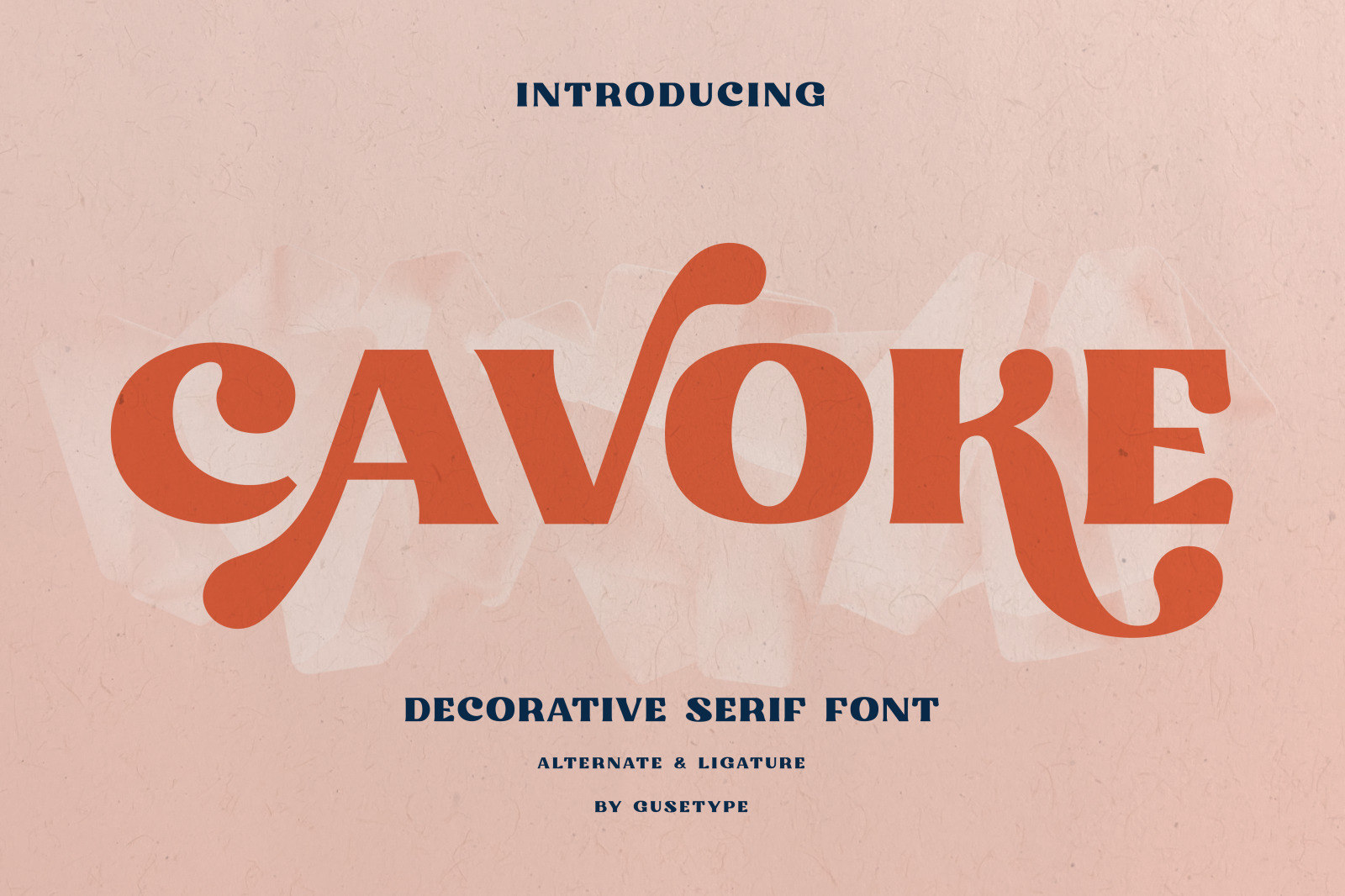 Cavoke - Decorative Font Cavoke - Decorative Font